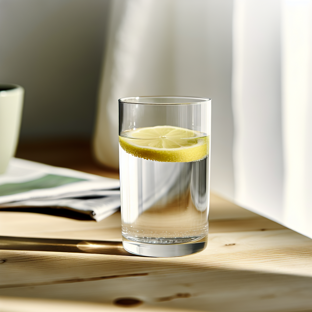 Morning routine with water